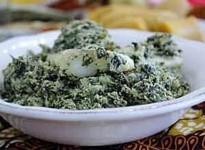 Ndole/bitterleaf soup.